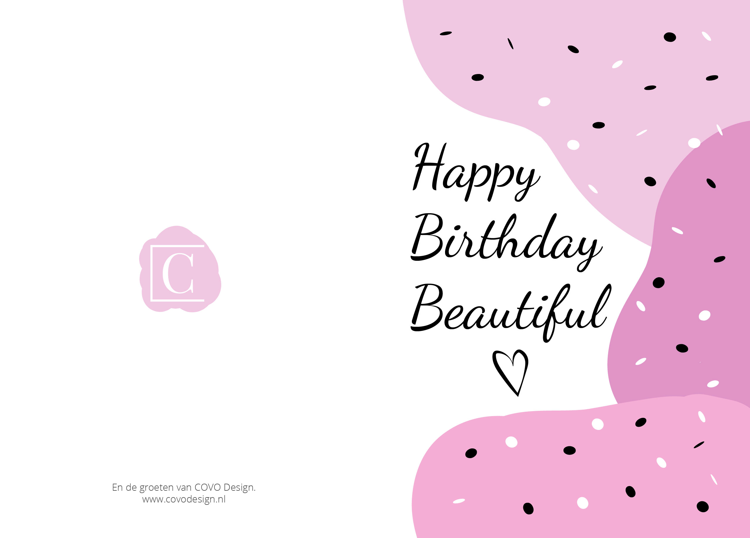 Verjaardagskaart | Happy Birthday Beautiful